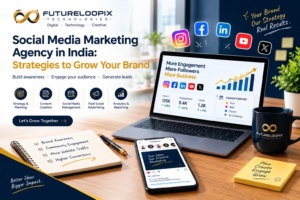 Social media marketing agency in India offering content creation, social media management, paid advertising and analytics